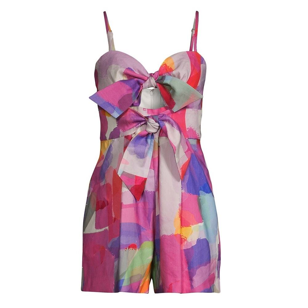 Milly Vibrant Multicolor Anya Romper Size S